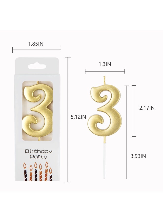 PHD CAKE 10-Count 0-9 Gold Number Birthday Candles, Number One Birthday, Gold Number Candles, Party Celebration, Baby Showers - Image 5